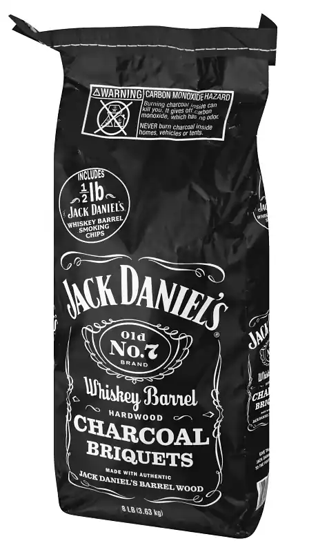 Jack Daniels All Natural Whiskey Barrel Charcoal Briquettes 8 Lb