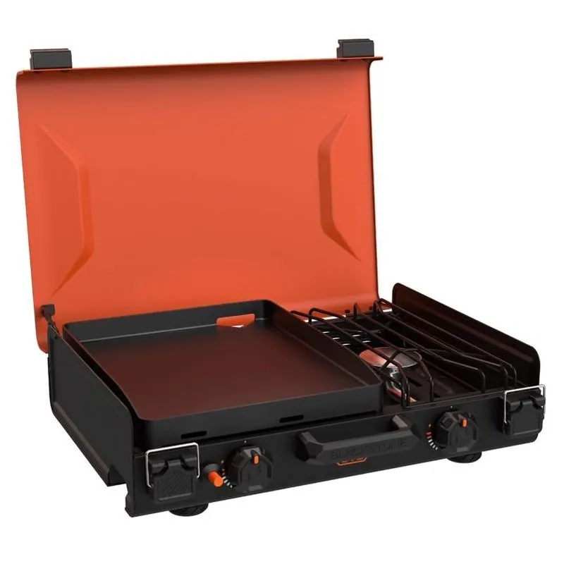 Portable 2‑burner Propane Griddle – Compact Tabletop Bbq