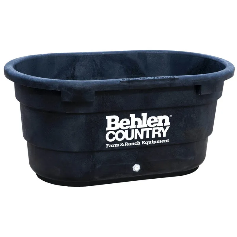 Stock Tank, Rigid Polyethylene, 100 Gallons