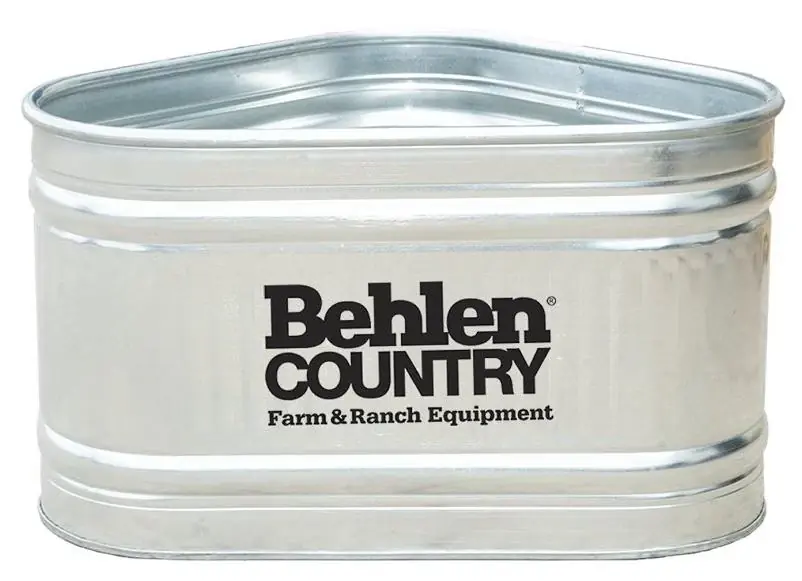 Behlen Country 60‑gallon Triangular Tall Stock Tank – Heavy‑duty Galvanized Steel
