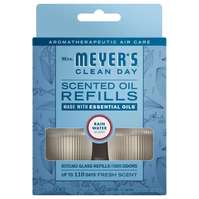 Rain Water Air Freshener Oil Refill – 2 × 0.67 oz – Mrs. Meyer’s Clean Day