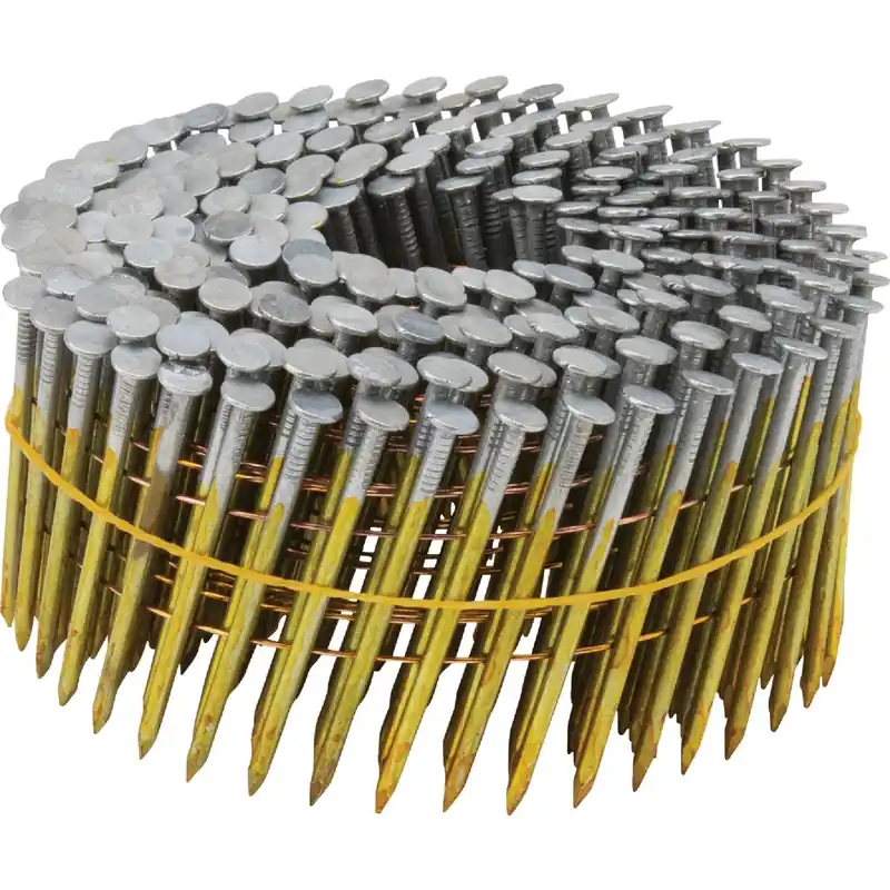 Grip-rite 2-3/8 In. L Wire Coil Bright Framing Nails 15 Deg 3000 Pk