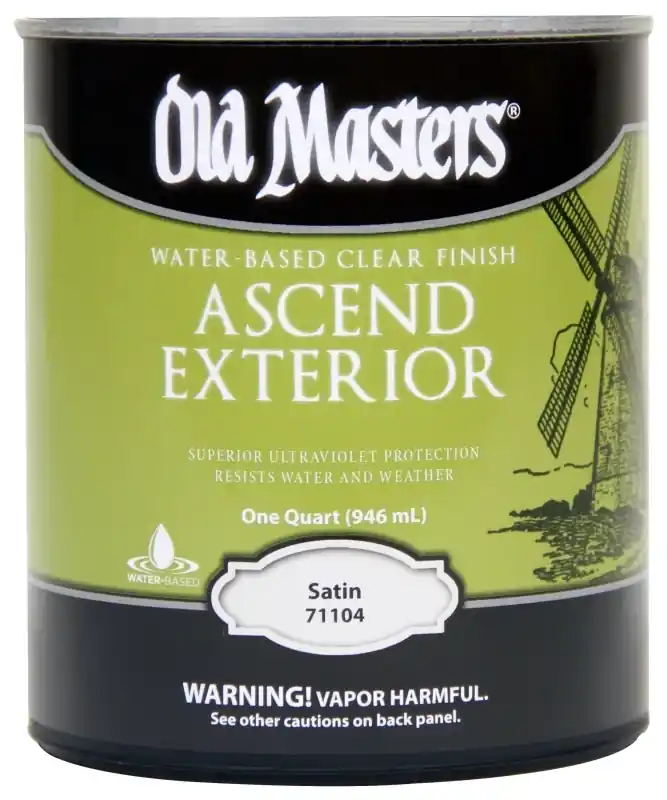 Ascend Exterior, Water-based, Satin, Clear, 1-qt.