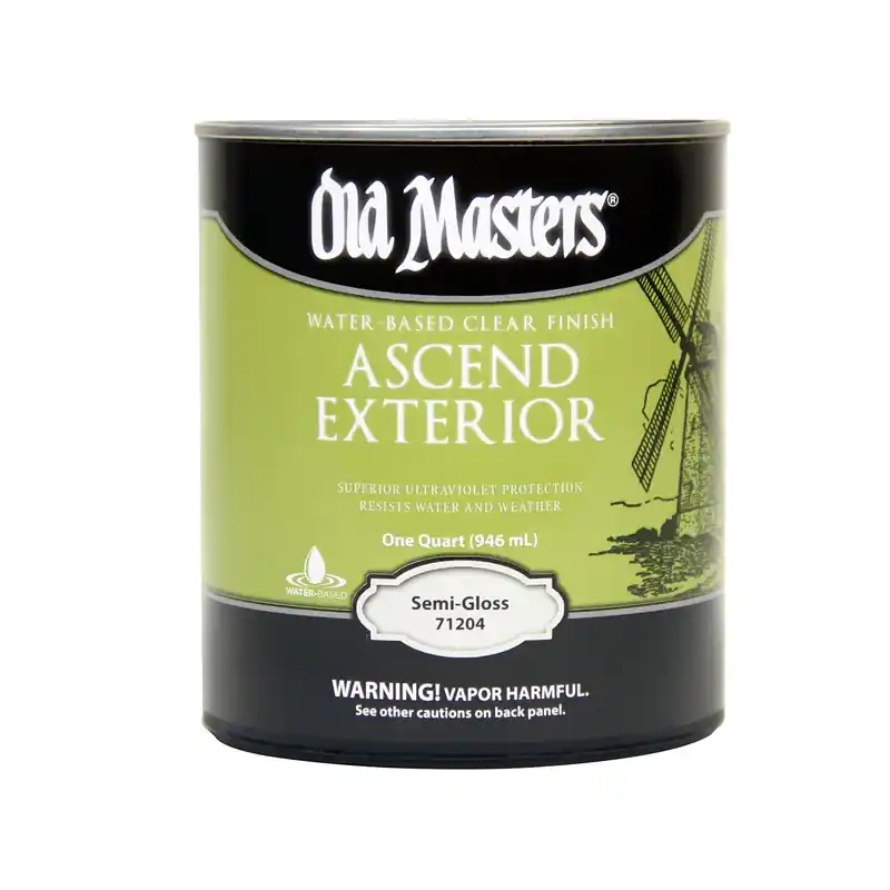 Ascend Exterior, Water-based, Semi-gloss, Clear, 1-qt.