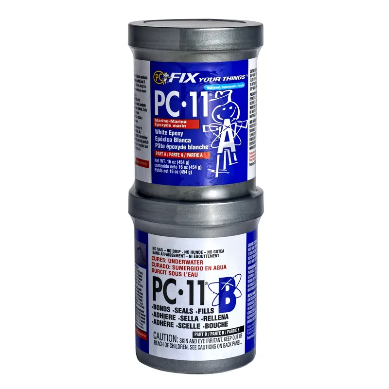 Epoxy Paste, White, 2 Component, Pc-11, 1-lb.