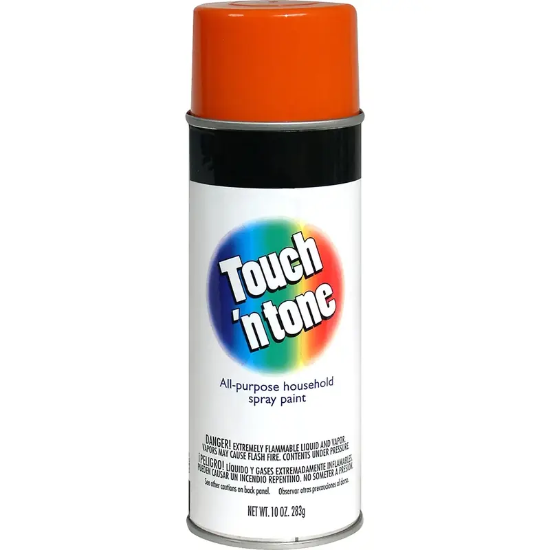 Touch N Tone Gloss Orange Spray Paint 10 Oz