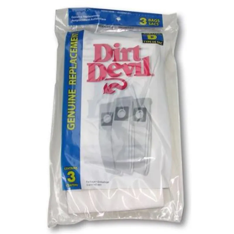 Vacuum Bag For Featherlite, Lite, Lite Plus And Sensation 3 Pk Type D