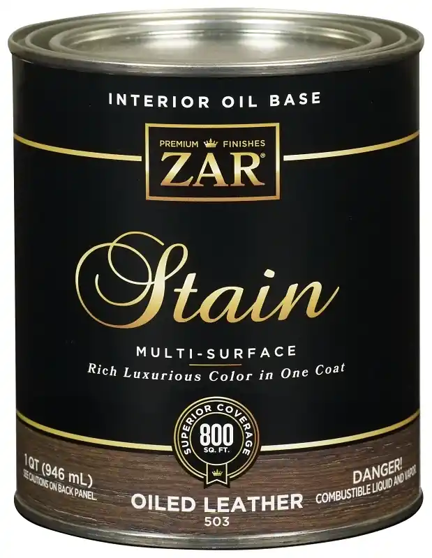Interior Wood Stain, Oiled Leather, 1 Qt.