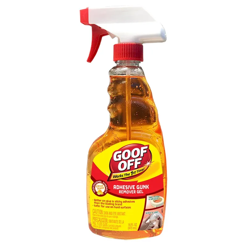 Gunk & Adhesive Remover, Citrus Scent, 16-oz. Spray Gel