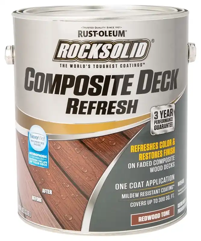 Rocksolid Composite Deck Refresh, Redwood, 1-gallon