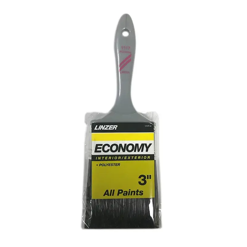 3 Inch Flat Polyester Varnish And Wall Paint Brush Model 1117-3