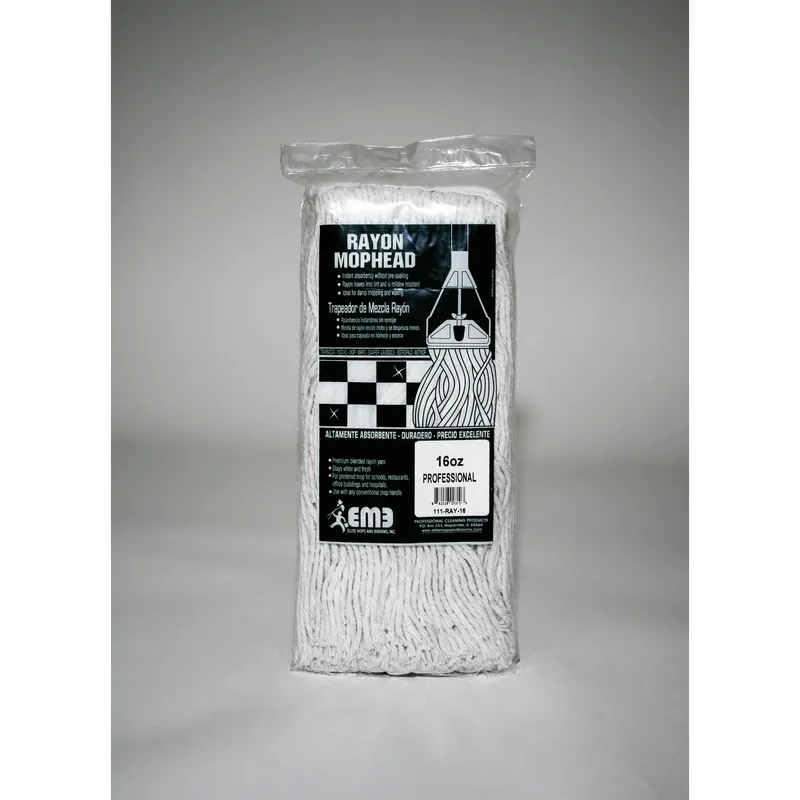 Elite Mops And Brooms 16 Oz Cut End Rayon Mop Refill 1 Pk