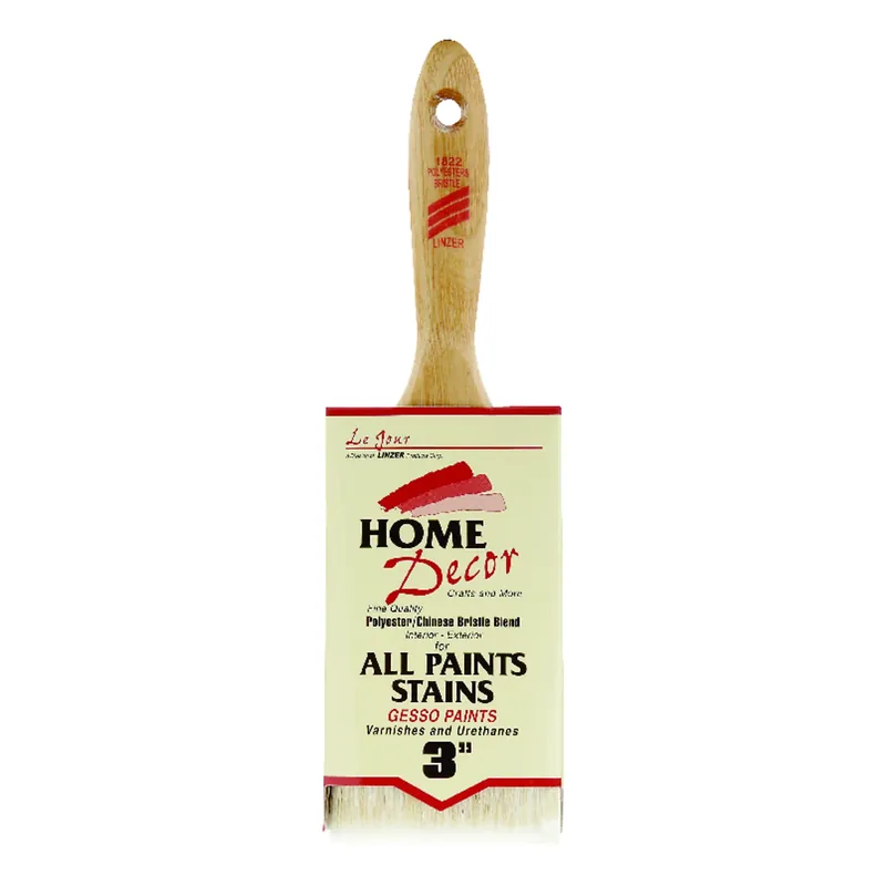 Home Decor 3 In. Flat Paint Brush