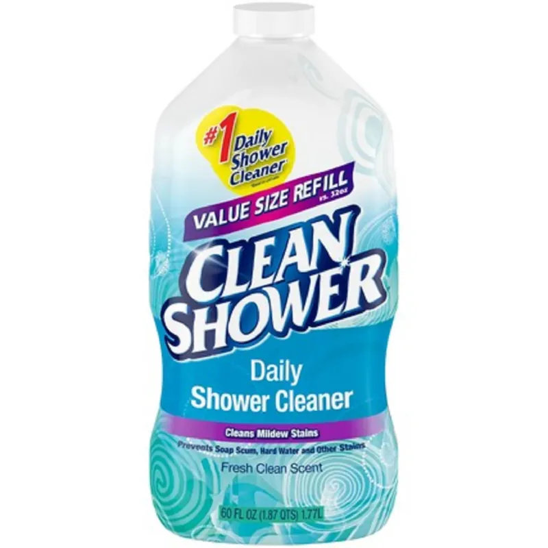 Fresh Clean Scent Daily Shower Cleaner 60 Oz Liquid Refill