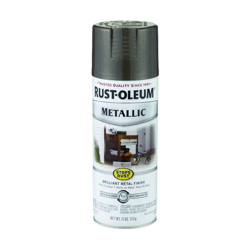 Metallic Spray Paint, Dark Bronze, 11-oz.