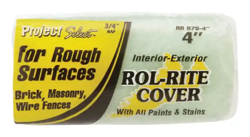Rol-rite Polyester 4 In. W X 3/4 In. Trim Paint Roller Cover 1 Pk