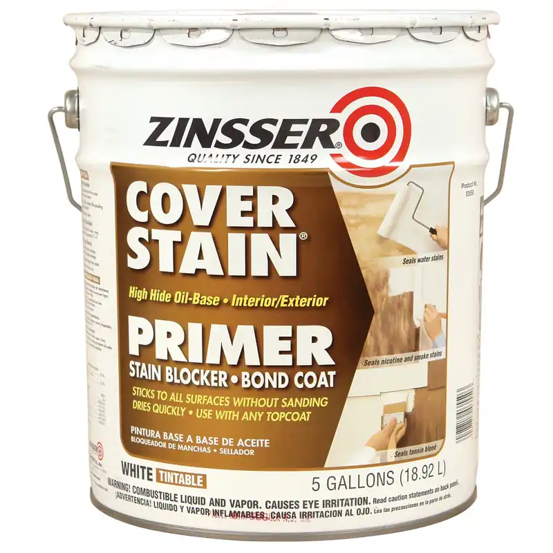 Cover-stain Voc High Hide Oil-base Primer And Sealer, White, 5 Gallon