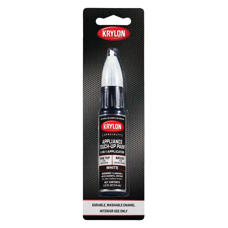 Gloss White 0.5 Oz. Appliance Touch-up Paint With Dual Applicators