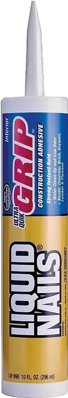 Construction Adhesive, White, 10-oz. Tube
