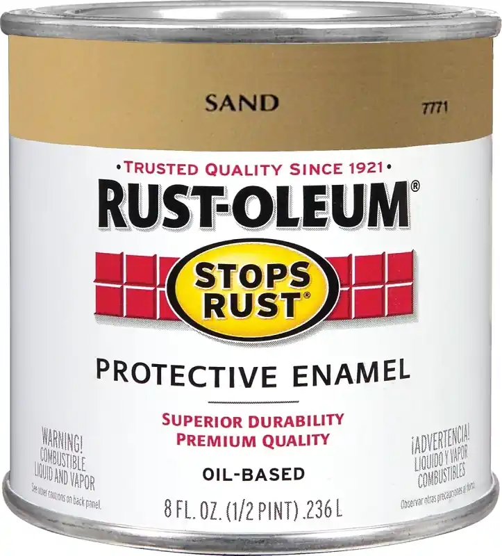 Stops Rust 1/2-pint Gloss Sand Enamel