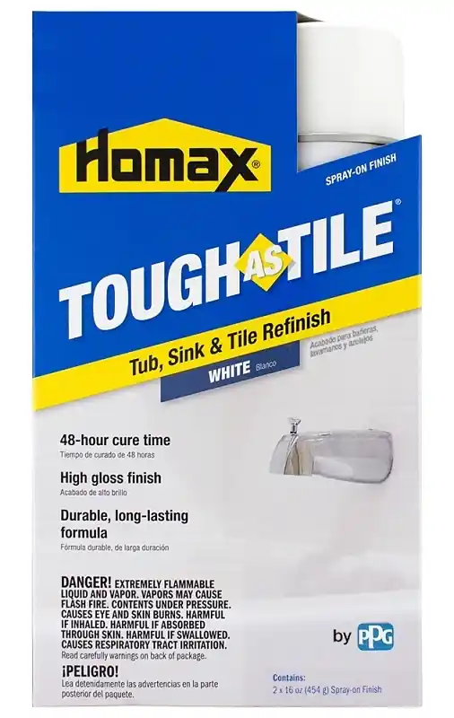 Tough As Tile Gloss White Bathtub And Tile Refinishing Kit 32 Oz