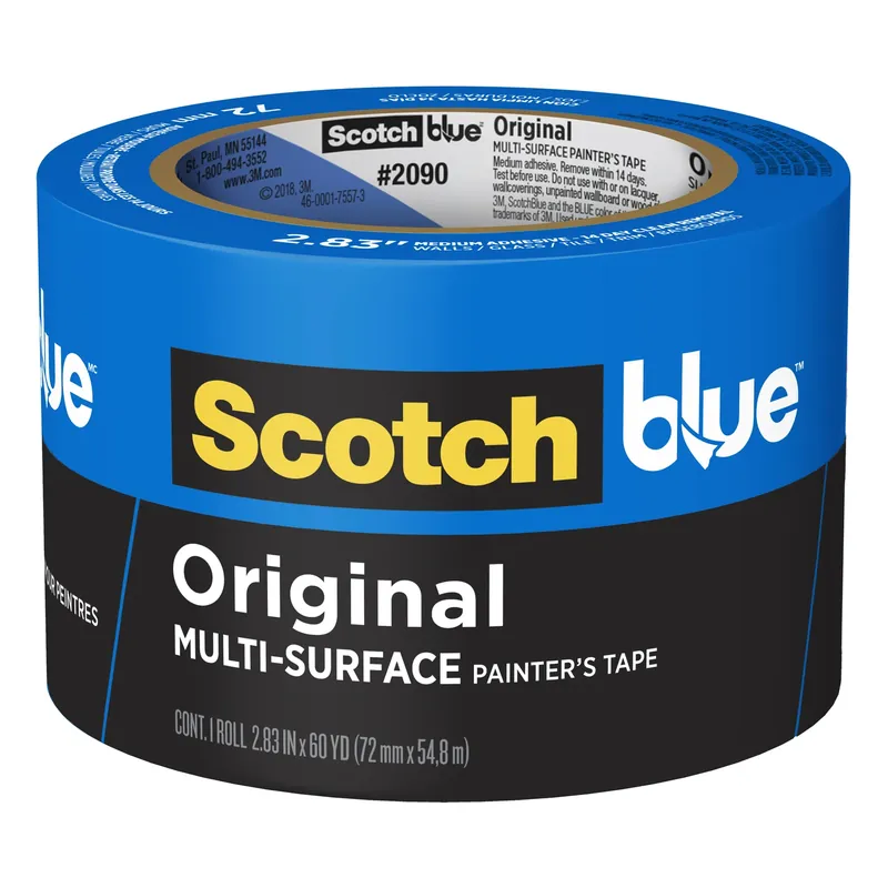 2.83 In. W X 60 Yd L Blue Medium Strength Original Painter‘s Tape 1 Pk