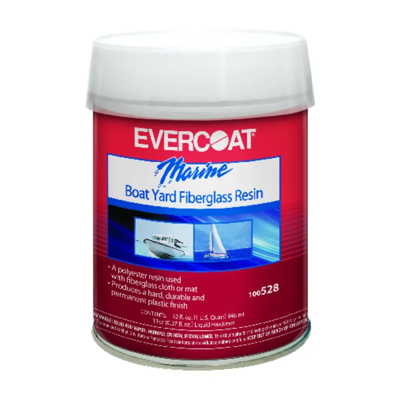 Marine Boat Yard Fiberglass Resin 1 Quart - High-strength Waterproof Repair