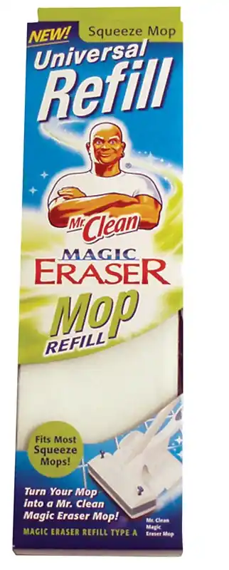Magic Eraser Squeeze Sponge Mop Refill 1 Pk