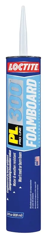 Pl 300 Foam Board Adhesive, 28 Oz. Cartridge