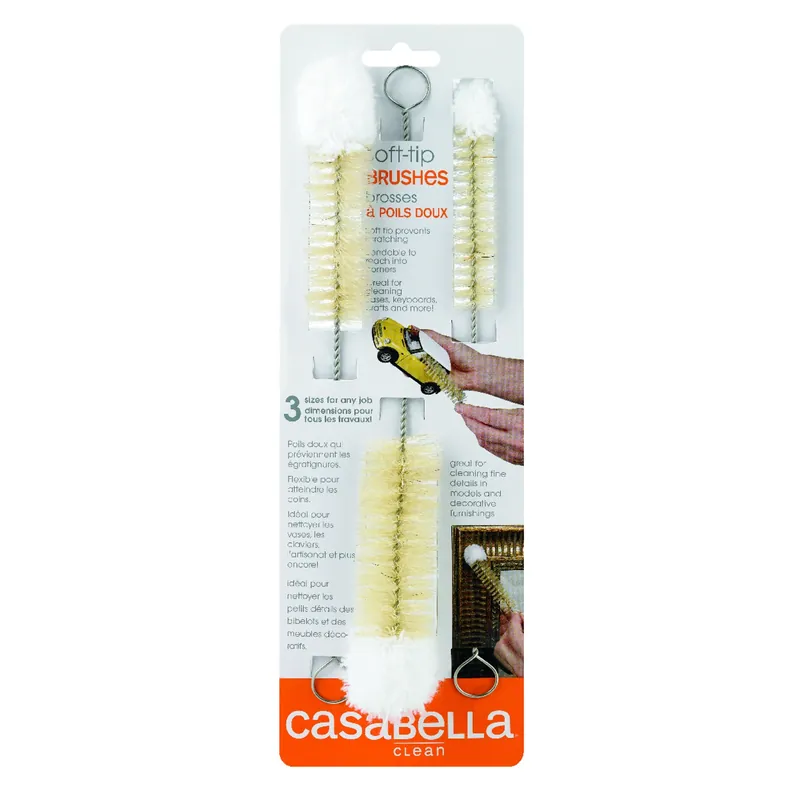 5 In. W Soft Bristle 6 In. Metal Handle Bottle Brush