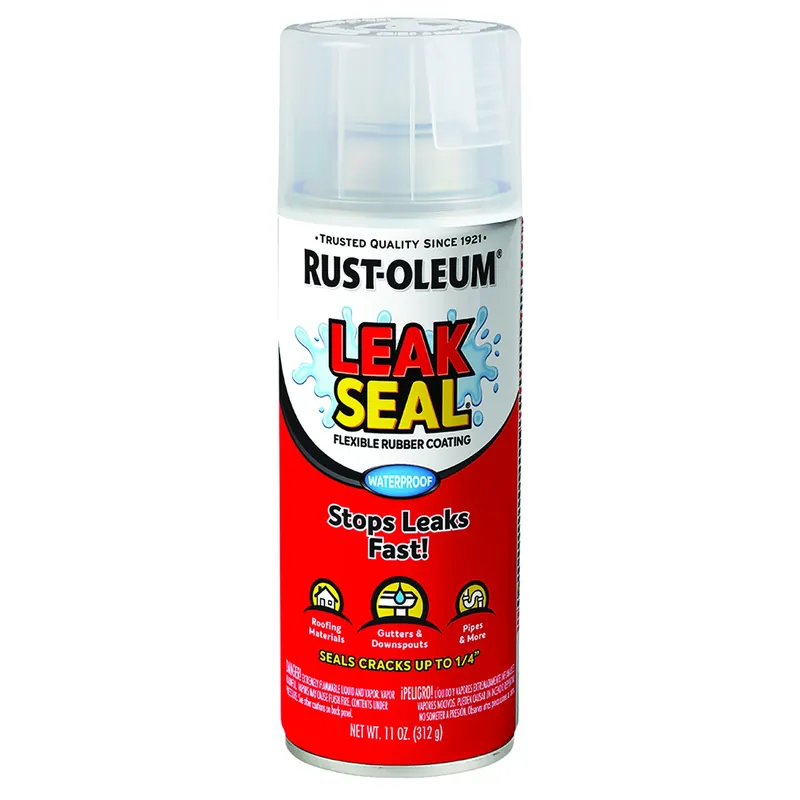 Leakseal Spray Coating, Clear, 12-oz.
