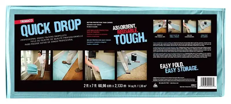 2 Ft. W X 7 Ft. L Drop Cloth 1 Pk