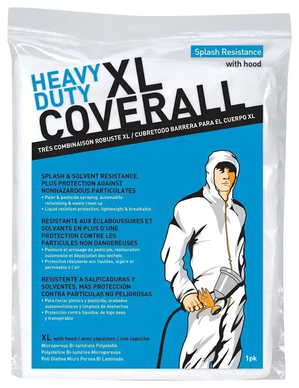 Polyolefin Coveralls White Xl 1 Pk
