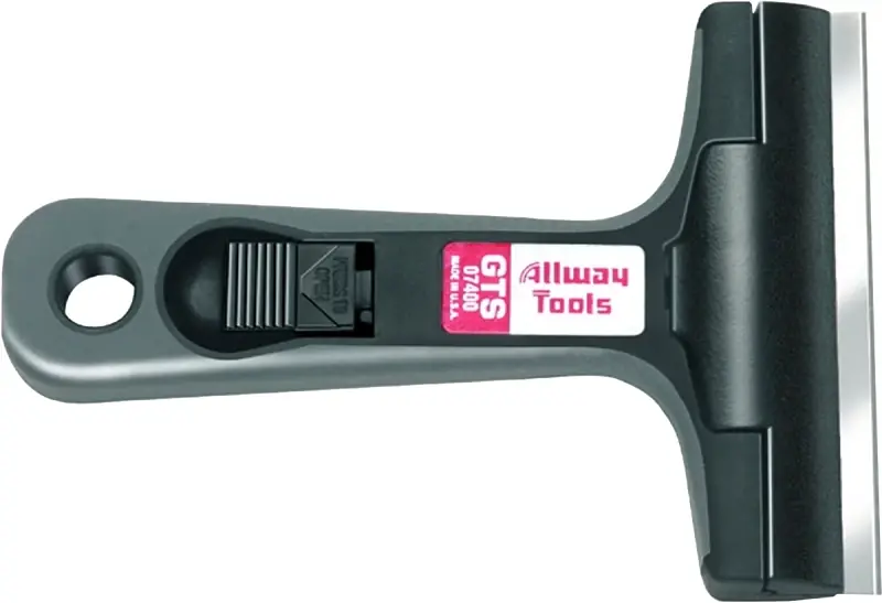 Tools Gts Glass And Tile Scraper With 4 In. Blade And Soft Grip Handle