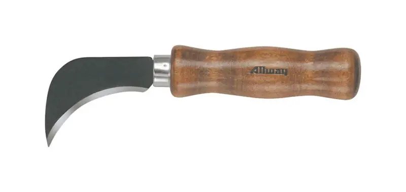 Lk25 Professional Flooring Knife With Hardwood Handle And Carbon Steel Blade