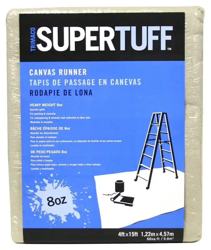 Supertuff 4 Ft. W X 15 Ft. L 8 Oz Canvas Runner 1 Pk