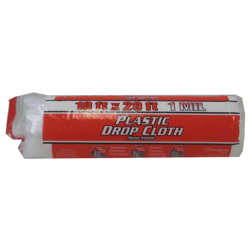 Film-gard 10 Ft. W X 20 Ft. L X 1 Mil Plastic Drop Cloth 1 Pk