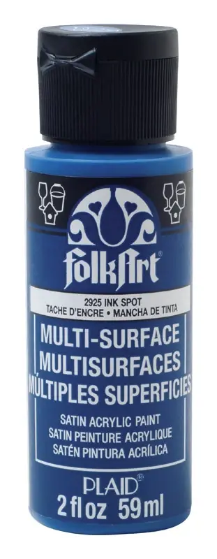Satin Ink Spot Multi-surface Hobby Paint 2 Oz - Blue