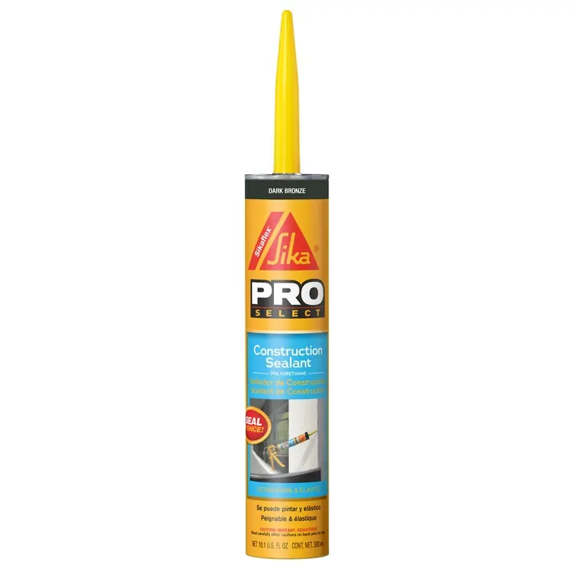 Pro Select Dark Bronze Polyurethane Construction Caulk Sealant 10.1 Oz