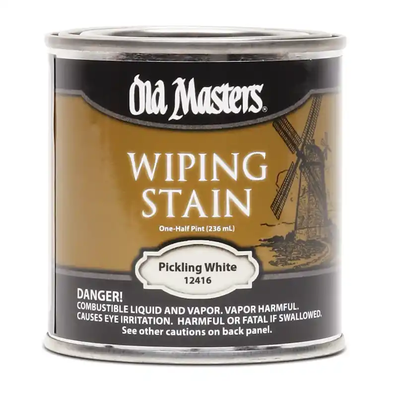 Wiping Stain, Oil-based, Pickling White, 1/2-pt.