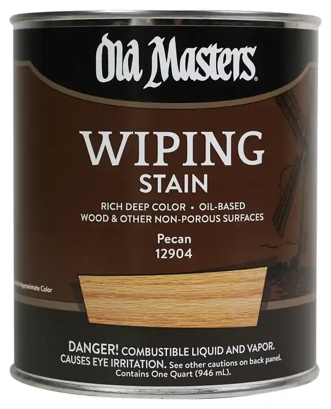 Wiping Stain, Oil-based, Pecan, 1-qt.