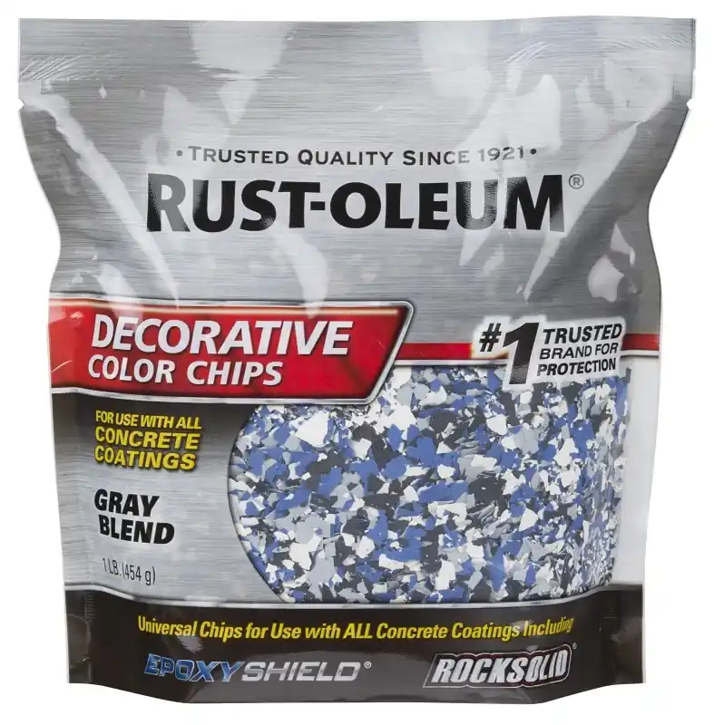 Epoxyshield Decorative Color Chips, Blue Gray Blend, 1-lb.