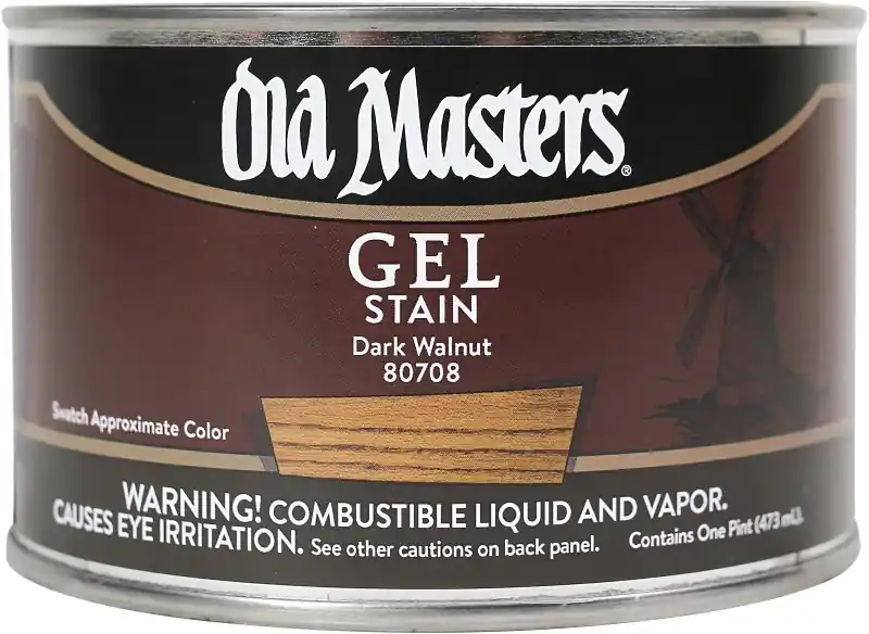 Gel Stain, Oil-based, Dark Walnut, 1-pt.