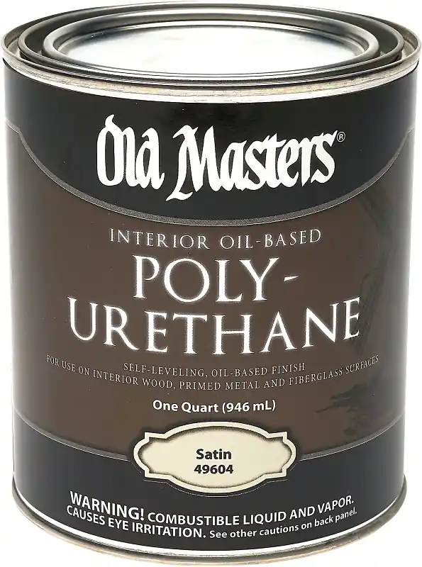 Polyurethane, Oil-based, Satin, Clear, 1-qt.
