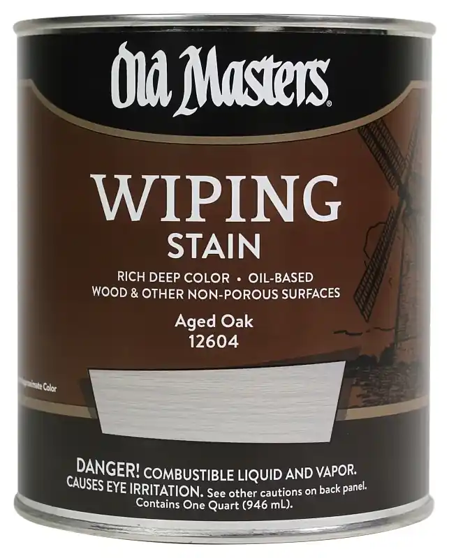 Wiping Stain, Oil-based, Aged Oak, 1-qt.