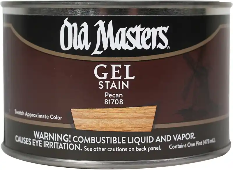 Gel Stain, Oil-based, Pecan, 1-pt.