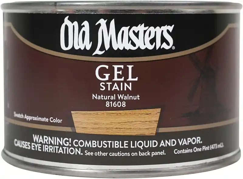 Gel Stain, Oil-based, Natural Walnut, 1-pt.
