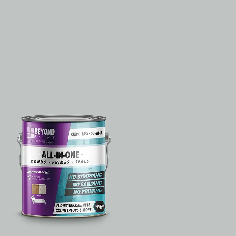 All-in-one Refinishing Paint, Soft Gray, Gallon