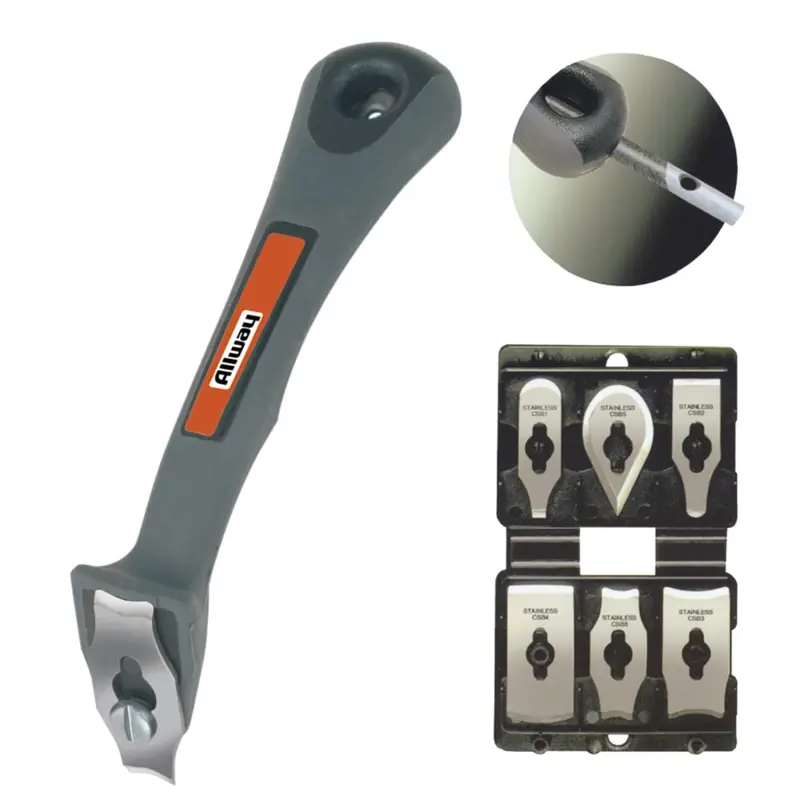 Cs6 Utility Scraper Combo With 6 Stainless Steel Blades