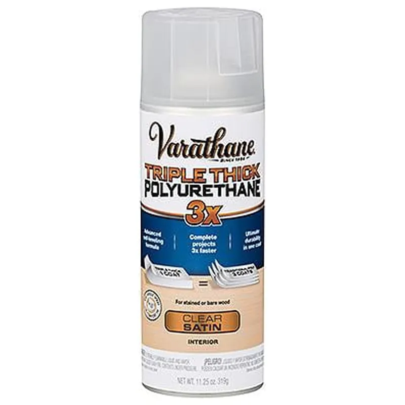 Transparent Satin Clear Water-based Oil Modified Urethane Triple Thick Polyurethane 11.25